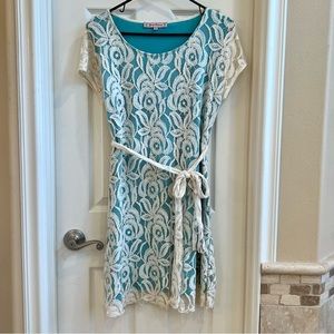 Rose Lace Cottage Dress